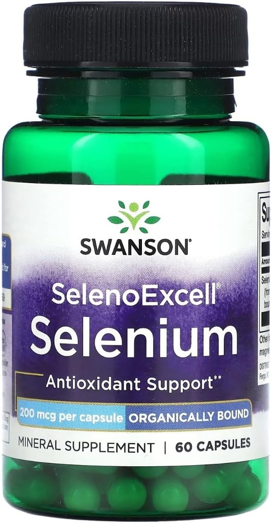 Swanson Selenoexcell Selenium 200 mcg 60 капсули
