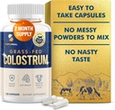 Colossum Supplement 2 måneders forsyning, Grass Fed Bovine Colossum, Colossum pulver kapsler
