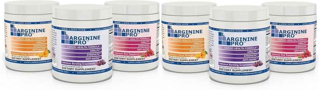 L-ARGINUU PROUJIC 5. 500mg L-Arginine Plus L-Cillene 1, 100mg Raspber, Orange & Grape Powder Beby suplementari per incrementar la producció d' Oxide