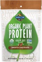 Garden of Life Organic Plant Protein Smooth Chocolate Powder, 10 Servings - Vegan, Grain Free & Gluten Free Plant Based Shake med 1 miljarder CFU Probiotics & Enzymes, 15g Protein