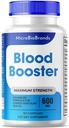 (1 pakkaus) MicroBio Veren tehostekapselit, Micro Bio Blood Booster Luonnollinen veren virtaus tuki täydentää, veren tehosteen pillereitä, Micro Bio Brands Blood Booster Advanced Formula