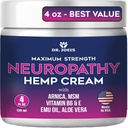 Dr JOEL "S" neuropatijos kremas - Maksimalus stiprumas Nerve Relief Cream, Rankos, Legs- 4 OZ didelis - Pagaminta JAV