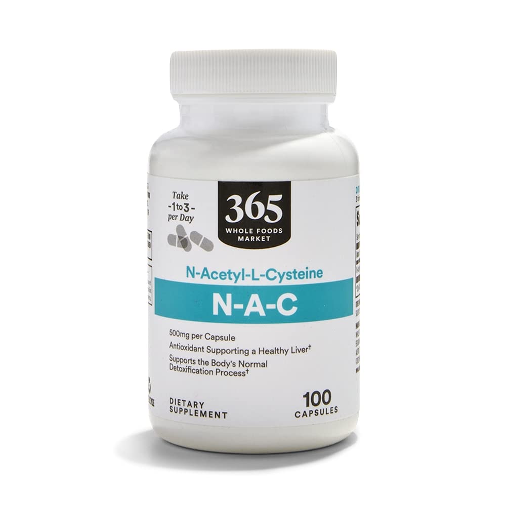 365 by Whole Foods Market, N-Acetyl L-Cysteine 500mg, 100 Count