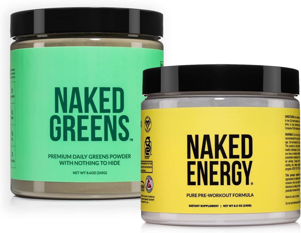 NAKED Vegan Energizante pacote sem sabor energia Nutrição Super Verdes em pó orgânico Verdes Suplemento