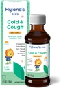 Hyland's Kids Cold and Caugh, Daytime Caugh Syrup Medicine for Kids Ages 2 and up, Decongestant, Sore Throat Relief, Natural treatment for Common Cold Smetrics, 4 Fl Oz