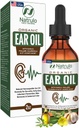 Organic Ear Oil for Ear Infektio - Natural Eardrops for Ear Pain, Uimarin korvan ja vahanpoisto - Lapset, Aikuiset, Baby & Dog Earache Remedy - Korva Drops kanssa Mullein, Valkosipuli valmistettu USA