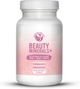 Beauty Minerals - Biotin Enhanced Multimineral for Hair Growth, Nail Strength, and Skin Elasticity - 19 Nutrients - Hair Skin and Nails Vitamins