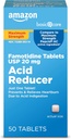 Coidados básicos máximo forza Tablets Famotidine 20 mg, redución de ácido para Heartburn Relief, 50 Conde