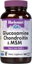 Bluebonnet 영양 글루코사민 Chondroitin 플러스 MSM, 글루코사민, Chondroitin 황산염, 비타민 C & OptiMSM, 뼈 & 합동 건강, 비 GMO, 글루텐 자유로운, 콩 자유로운, 우유 자유로운, 180 식물성 캡슐