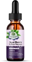 Amazing Botanicals Acai Berry Tinktuur 10 000 mg - 1oz - Premium Antioksüdant täiendus, suurepärane lisand teie smuutidele - 30 ml