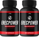 Gizonentzako Erecpower kapsulak - Erecpower Pills Advanced Formula - Gehieneko Indarra, ErecPower Gizonentzako Erec Power 60 kapsulak, Erec Energia Bitamina Pills Reviews (2 Pack)