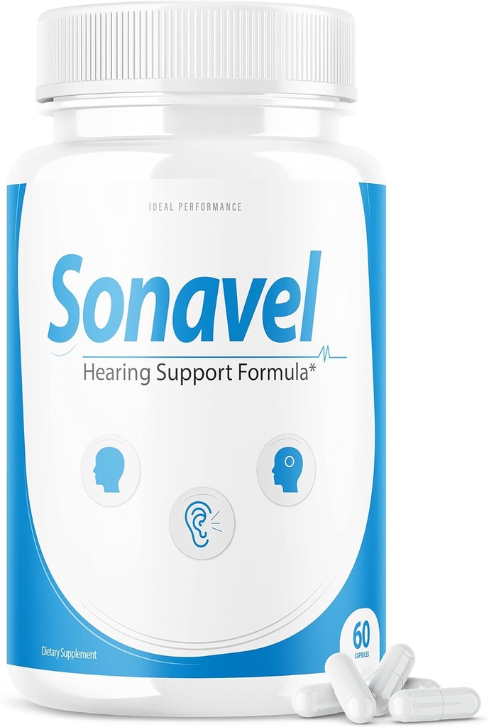 IDEAL VÝKONNOST Sonavel Podpora sluchu Formule Tinnitus Pills Dodatek (60 Kapsle)