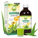 BASIC AYURVEDA Aloe Vera Juice con Honey 32.46 Fl Oz (960ml) | Soporte para saúde dixestiva, hidratación e benestar da pel | Cold Pressed Herbal Juice | Natural Cleanse | No add Sugar