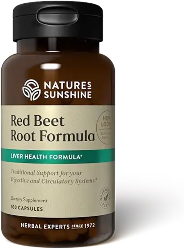 Nature's Sunshine Red Beet Root Formula, 100 kapselia 
