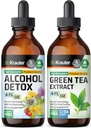 BIO KRAURER A alcohol Detox Tincure 4 Fl. Oz. i el Te verd extraguen Tickcure 4 FO. Oz.