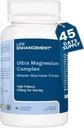 Life Enhancement Ultra Triple Magnesium Complex naisille ja miehille Glycinate, Malate, ja Citrate - Magnesium Supplement Enhance Sleep and Brain Function - Made in USA (90 kasvissyöjä kapselit)