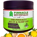 Pinnacle Relax & Sleep Supplement, Sleep Support Supplement with Melatonin, Valerian Root, Ashwagandha, L Theanine, Zinc, GABA & Magnesium for Calming, Natural Lemon Tea Flavoring (30 Serve)