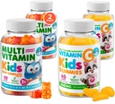 DR. MORITZ Eskimin Pair - Anak Multivitamin Gummies Bundle (60 Count, 2 Pack) dengan Vitamin C (60 Count 2 Pack)