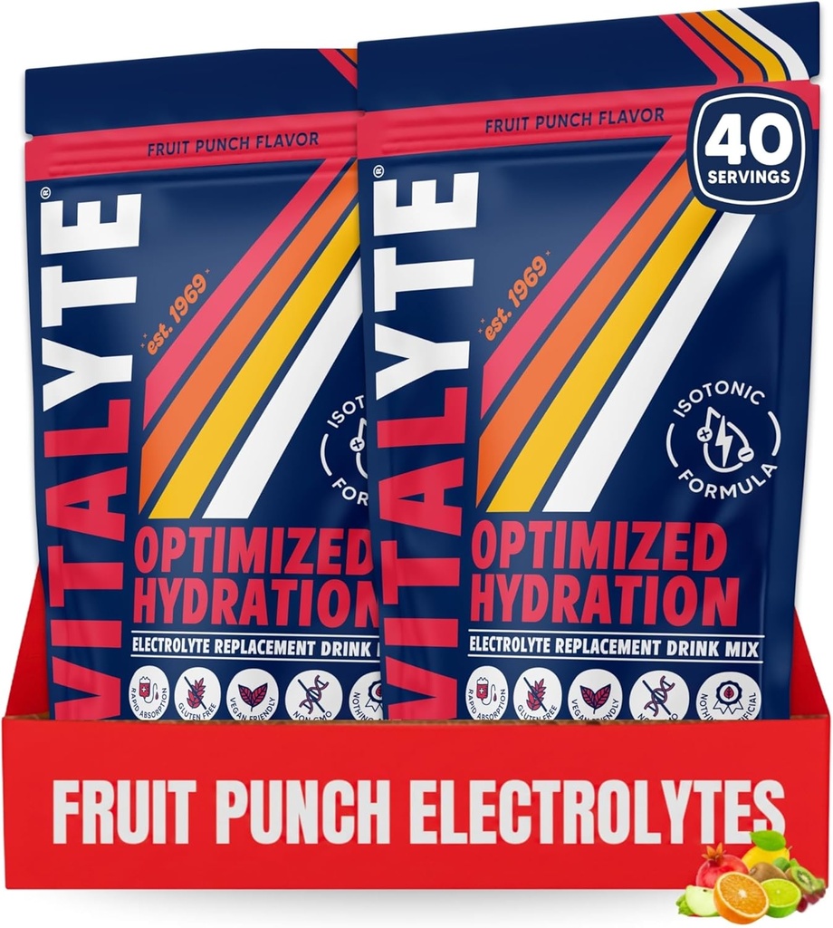 Vitalyte Electrolyte Toz İçki Mix, Isotonic Electrolyte Hydration Mix, Gluten Pulsuz Post Workout Toz Mix, 2, 35 oz Paket. Haqqımızda