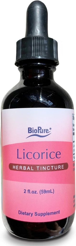 BioPure Licorice Tincture – Potent Botanical 提取的Licorice Root,一种草药适配体,可以舒畅并支持上呼吸道,Immune和胃肠系统功能 – 2 fl oz