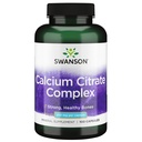 Swanson Calcium Citrate Complex Bone Muscle Nerve Health Blood Pressure Support Mineral Supplement 250 mg Calcium (from Citrate & Carbonate) 100 Capsules