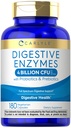 Carlyle Digestive Enzymes | with Probiotics & Prebiotics | 180 Capsules | Non-GMO and Gluten Free Supplement for Men & Women