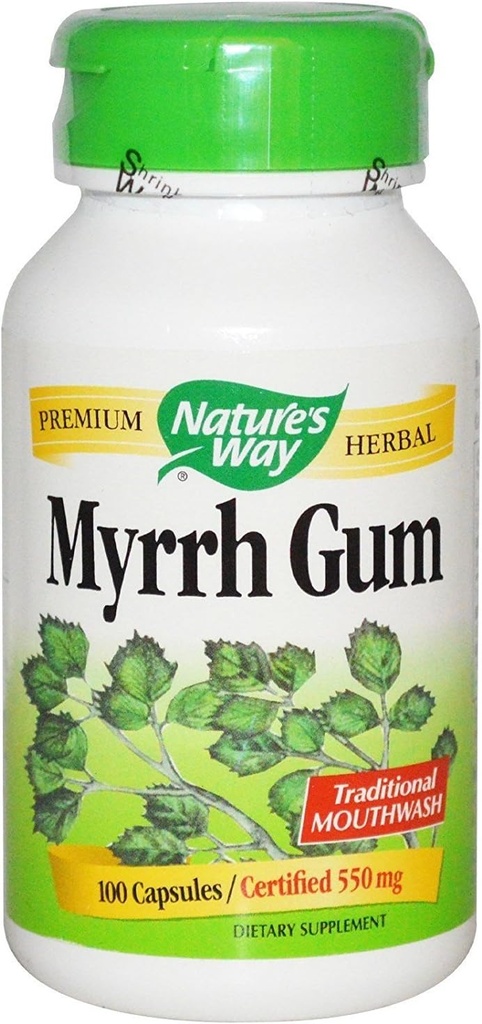 Naturens vei Myrrh gum, 100 kapsler (pakke med 2)