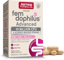 Jarrow Formulas Fem-Dophilus Advanced Vaginal & Digestive Probiotics 10 Billion CFU Clinically-Studied Strains, For Vaginal, Urinary Tract, Digestive & Имунна поддръжка, 30 капсули, Срок на годност