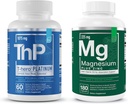יסודות חיוניים Magnesium & Zinc עם ויטמין D3 + T-Hero פלטינום | Sleep Immune & Bone + Growth Support & T-Health