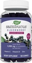 Nature 's Way Sambucus Elderberry Gummies - Suplemen Dukungan Ammune & Dewasa * - Dengan Vitamin C, D3, Zinc & Antioksidant Dukungan * - Gluten Bebas & Vegetarian - 100 Gummi