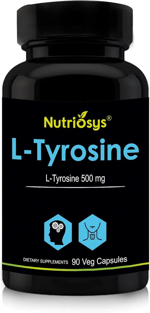 L Tyrosine 500mg . . . . . . . . . . . .