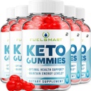 Kraftstoff Smart ACV Gummies Supplement - KraftstoffSmart + ACV Gewichtsmanagement Gummi Apple Cider Essig 1000MG, Kraftstoff Smart Keto Gummies Bewertungen, Vitamin B12 (5 Pack - 300 Gummis)