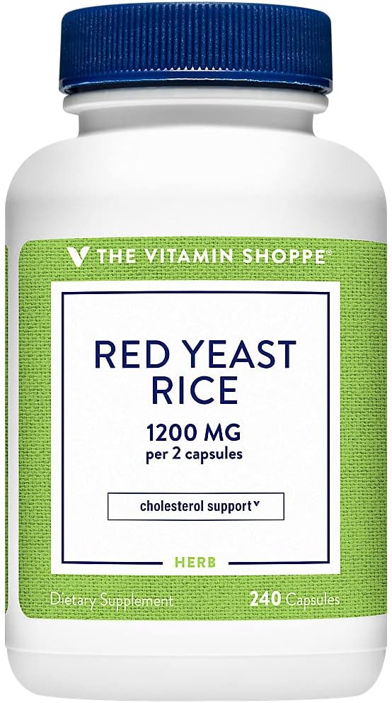 Vitamin Shoppe Rote Hefe Reis - 1.200 MG (240 Kapseln)