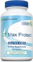 Nuttra Biogenesis UT Max Protection - D Mannose Suplemen untuk Perempuan, Cranberry Pil untuk Urinary Trakte Cleanse & Bladder Kesehatan, 500mg D- Mannose Per Serving - 60 Vevgie Capsules