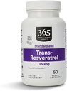 365 par Marché des aliments entiers, Transresveratrol 250Mg, 60 Capsules Vegg