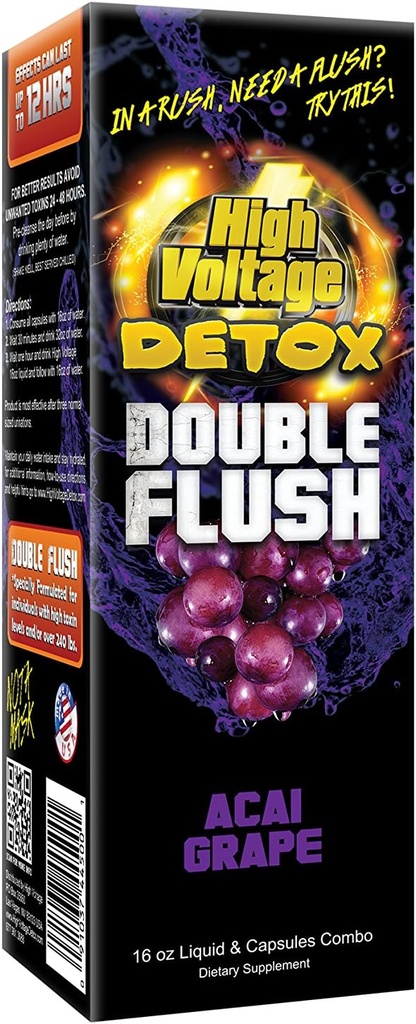 Høyspenning Detox Double Flush Acai Grape