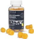 Puta de partícules Grickes, Guten Free Daily suplementari per a la implementació de l'aparença de salut, Men's suplementari amb Vitamina C, C, CC, Cjentina, biotecn & Zinc, Llimon Flavor, 60 Gebytes, 1 de mes
