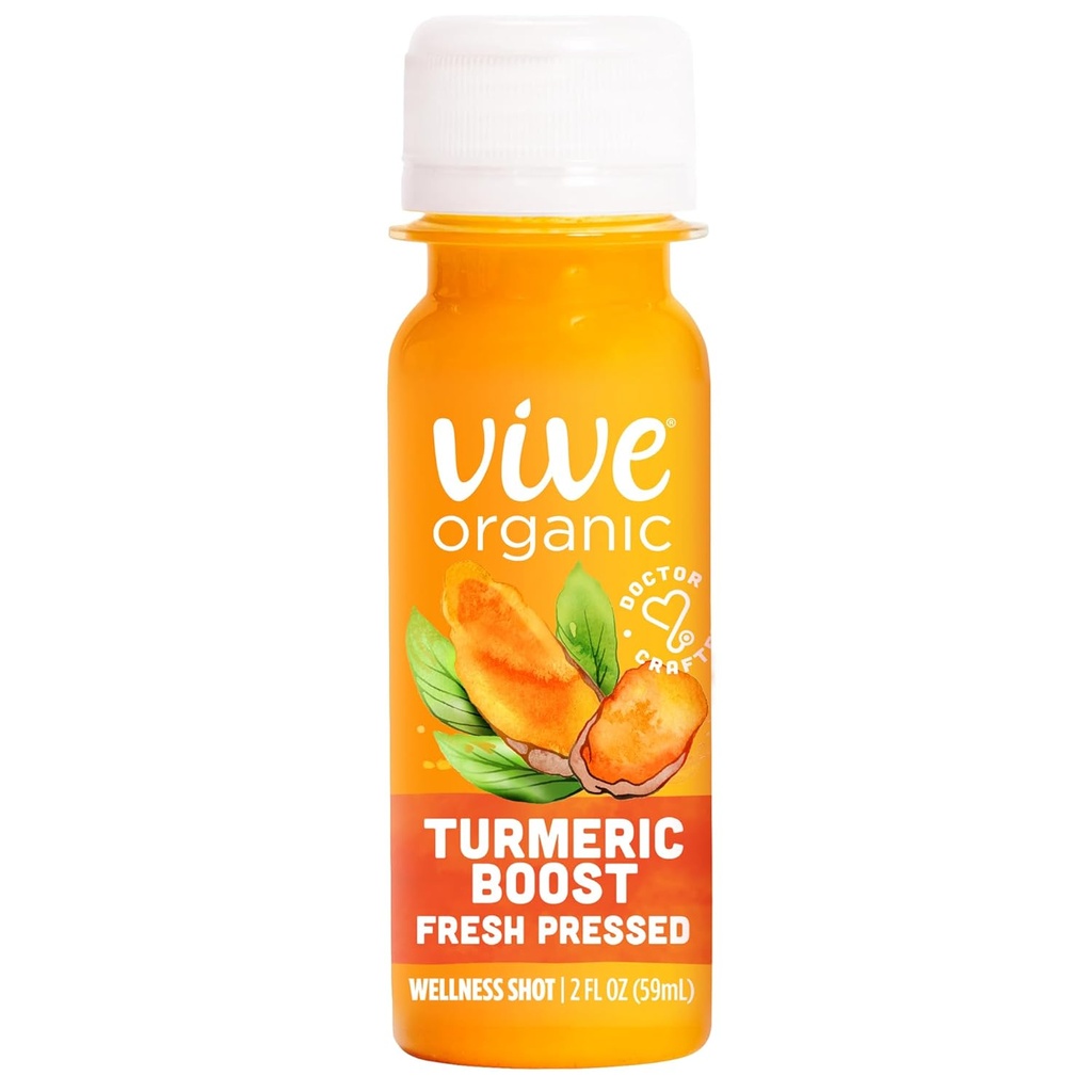 Vive Organic Pure Boost Turmeric Shot (2oz láhev)