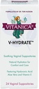 Vitanica V-Hydrate, Hyaluronic Acid Vaginal Suppositories for Comfort and Vaginal Hydration with Aloe Vera and Vitamin E, Hormone-Free & Drug-Free, Vegan, 2 Month Supply, 24 Count