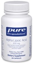Pure Encapsulations Alpha Lipoic Acid 200 mg - 200mg ALA - Liver & Antioxidant Support* - for Nerve Health & Carb Metabolism - Vegan & Non-GMO Supplement - 60 Capsules