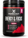 Atleta de Selvagem - Energia e Foco □ Booster de Energia para Mulheres e Homens - Energy Drink Mix with Natural Caffeine - Low-Carb, Zero Sugar Energy Drink Powder - 30 Serving Energy Drink Tub (Cherry Limeade)