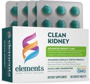 Elemen Clean Kidney, 60 Tablet (30 Hari Supply), Menyediakan Fungsi Normal Kidney dan Urinary Trakt, Gluten Free,