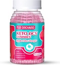 Keto ACV Gummies for Weight Loss - Skanus 1500MG Apple Cider Vinact with Mother, Probiotics, Vitaminai B6 & B12, Vegan & Non- GMO - Palaiko medžiagų apykaitą ir riebalų deginimą moterims, 60 Vegan