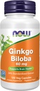 JETZT Nahrungsergänzungsmittel, Ginkgo Biloba 60 mg, 24% Standardisierte Extrakt, Non-GMO Projekt Verified, 120 Veg Kapseln