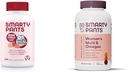 SmartyPants Kids Multivitamiini Gummies & naisten monivitamiini Gumies: Omega 3 kalaöljy (EPA/DHA), metyylifolaatti