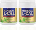 Mineral L-Chal Calcium với vitamin D3, 4 tháng cung cấp, định dạng bóng nước soluble với Magnesium & Minerals, Fast Absoring Calcium Magnesium D3, 400 quả bóng mỗi chai, 130g mỗi gói 2