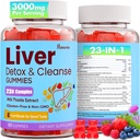 Lir Cleanse Detox " Repair Gummies , Milk Thistle with Turmeric Dandelion Root " Artichoke - Fruit Flavor, 60 Gummies