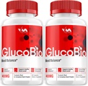 (2 Pack) Gluco Bio Healthy Vitamin support Addition - Advanced Formula GlucoBio, Gluco Bio Maximum Strength Reviews, 120 капсули