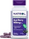 Natrol Acai Berry 900 mg per Serving, Dietary Supplement for Antioxidant Support, 75 Capsules, 37 Day Supply