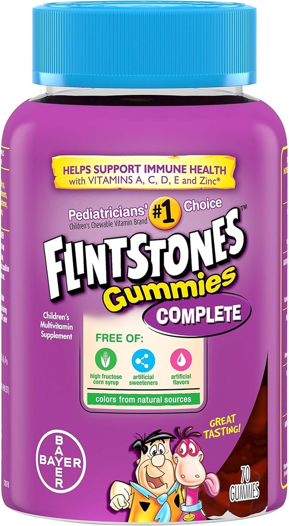 Flintstones Full Multivitaminų gummies, 70 Count